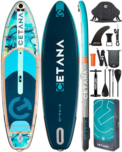 11'6×35" Extra Wide Inflatable Paddle Board 400lb Capacity R4359