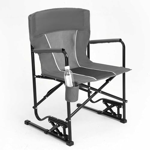 Blue Folding Camping Chair with Cup Holder D11468