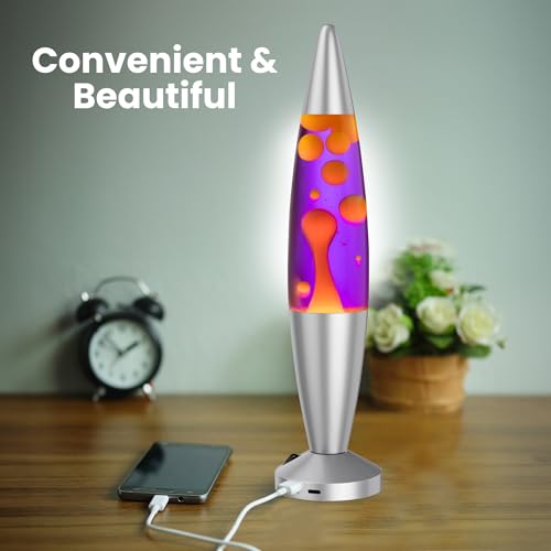 16" Blue Yellow Green Liquid Motion Lamp E135