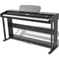 88-Key Digital Piano with Pedals Black Q39551