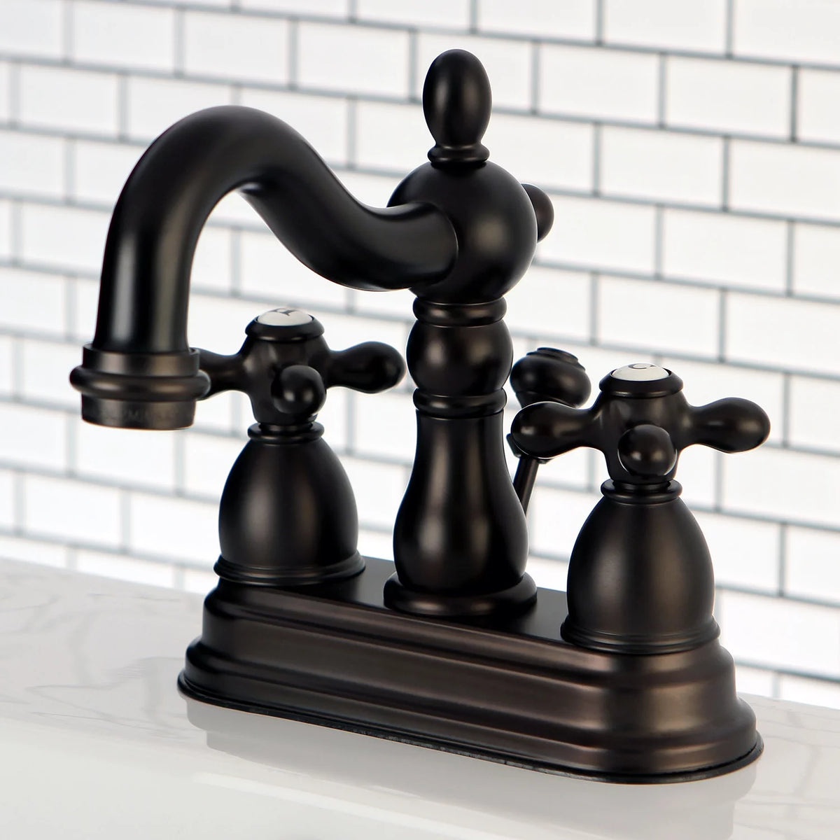 4 in. Centerset Bathroom Faucet, Oil Rubbed Bronze N56985