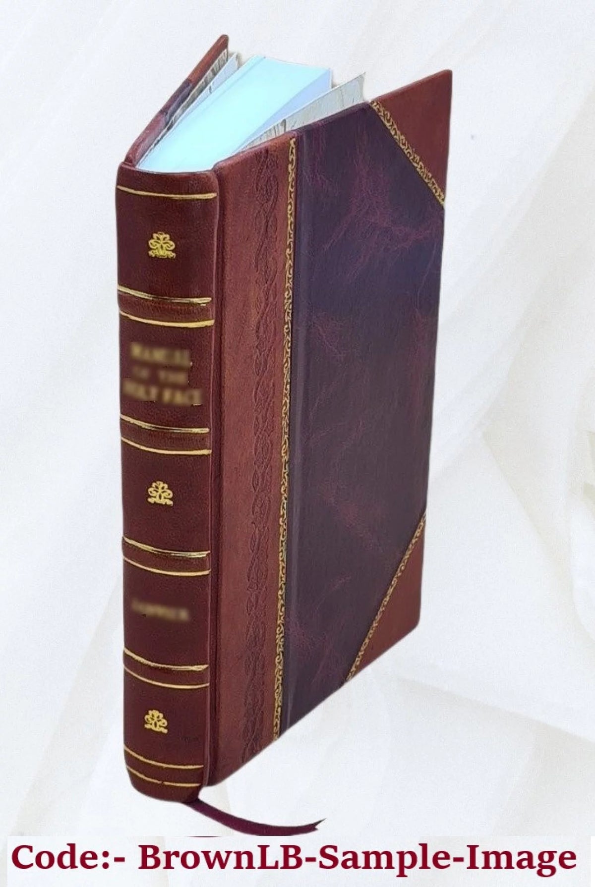 British Popular Customs Present and Past Leather Bound O34736