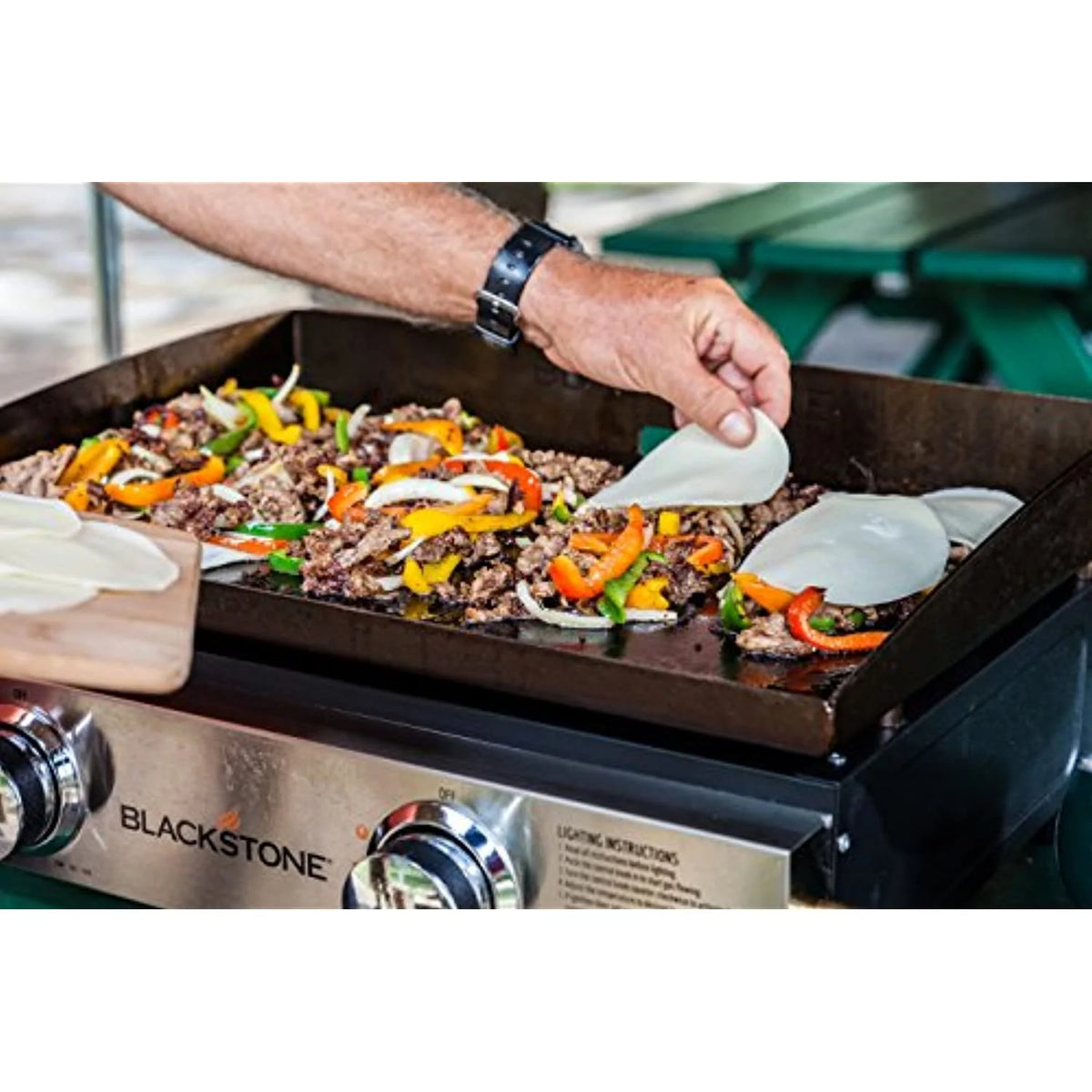 22 inch Black Tabletop Griddle C3382