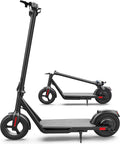 Electric Scooter 450W Motor 22 Miles Range 19MPH 10in Solid Tires Folding X90496