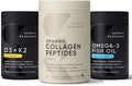 Vitamin D3 + K2, Organic Collagen Peptides and Omega 3 Fish Oil Q55630