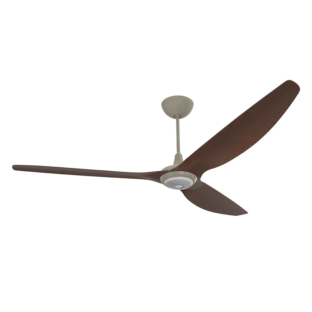 84 Ceiling Fan with Cocoa Aluminum Blades and Satin Nickel Finish Z3904