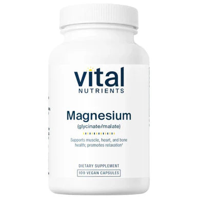 Magnesium Glycinate Malate 100 Vegan Capsules S4134