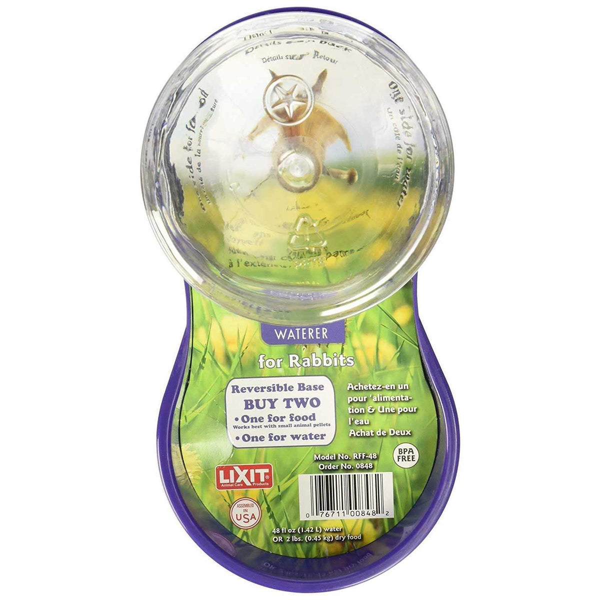 Rabbit Feeder/Water Fountain U117239