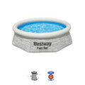 12' x 30 Round Inflatable Swimming Pool Set P3238