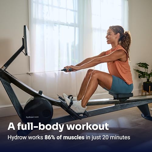 Foldable Rowing Machine with 16" HD Touchscreen & Speakers U2287