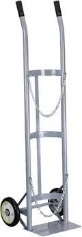 Heavy Duty Metal Oxygen Tank Cart with 2 Wheels F409