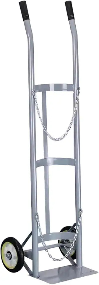 Heavy Duty Metal Oxygen Tank Cart with 2 Wheels F409
